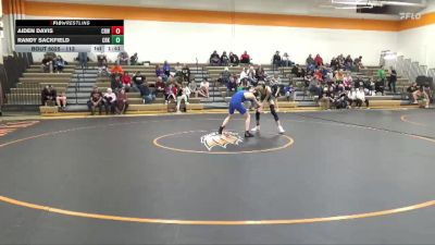 113 lbs 3rd Place Match - Aiden Davis, Cedar Rapids Washington vs Randy Sackfield, Cedar Rapids Kennedy