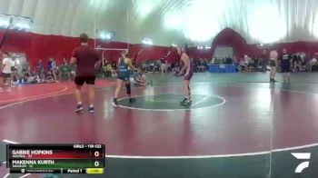 118-122 lbs Round 2 - Gabbie Hopkins, Holmen vs Makenna Kurth, Waukon