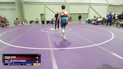 150 lbs 4th Wrestleback (16 Team) - Omar Faris, Florida vs Will Deutschlander, Texas Blue