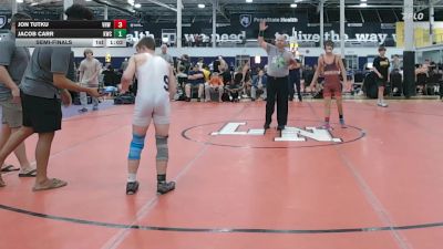 115 lbs Semifinal - Jon Tutku, VHW Blue - HSC vs Jacob Carr, Kraken Grizzly - HSC