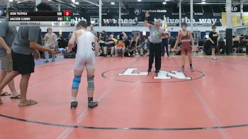 115 lbs Semifinal - Jon Tutku, VHW Blue - HSC vs Jacob Carr, Kraken Grizzly - HSC