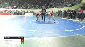 123 lbs Semifinal - Dominic Graff, R.A.W. vs Javier Ortiz, Poteau