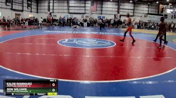 106 lbs Round 1 (4 Team) - Kalob Rodriguez, WRESTLING WAREHOUSE vs Sion Williams, HEAVY HITTING HAMMERS