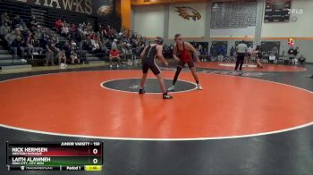 150 lbs Quarterfinal - Laith Alawneh, Iowa City, City High vs Nick Hermsen, Western Dubuque