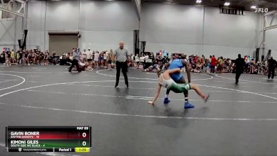 132 lbs Round 6 (8 Team) - Kimoni Giles, South Side WC Black vs Gavin Boner, Dayton Bandits