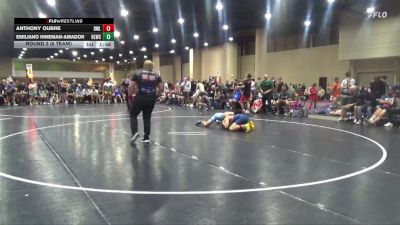 132 lbs Round 3 (6 Team) - Anthony Oubre, Brother Melchior vs Emiliano Hineman-Amador, Blackman WC
