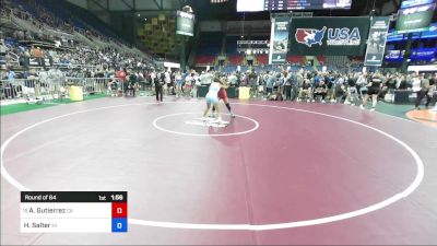 118 lbs Round Of 64 - Aubree Gutierrez, CA vs Hepua Salter, HI