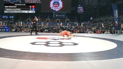 150 lbs Champ. Rd Of 128 - Max Wolfley, Tennessee vs Brock Claypool, Illinois