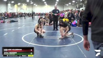 155 lbs Champ. Round 1 - Emma Niederer, Grayling Grapplers vs Adelaide Holderman, TK WC
