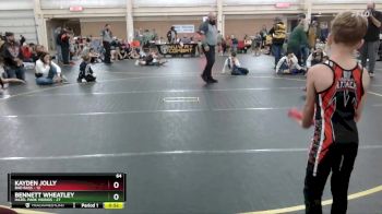 64 lbs Round 4 (6 Team) - Kayden Jolly, Bad Bass vs Bennett Wheatley, Hazel Park Vikings
