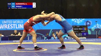 92 kg 1/4 Final - Andro Margishvili, Georgia vs Ion Demian, Moldova