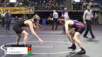 174 lbs Quarterfinal - Luke Ely, Liberty University vs Seth Konynenbelt, Grand Valley State University