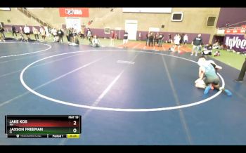120 lbs Champ. Round 2 - Jake Kos, MN vs Jaxson Freeman, ID