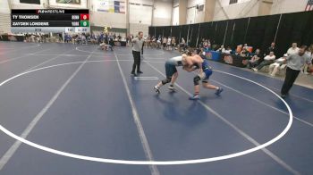 215 lbs Semis & 1st Wrestleback (8 Team) - Zayden Londene, York vs Ty Thomsen, Bennington