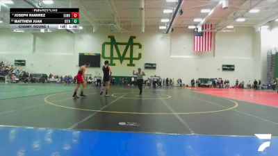 126 lbs Champ. Round 1 - Matthew Juan, Citrus Valley vs Joseph Ramirez, El Modena