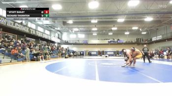 285 lbs Quarterfinal - Richard Thornton, Tiffin vs Wyatt Bailey, Ashland