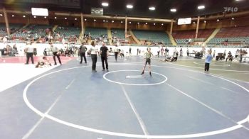 65 lbs 3rd Place - Zander Yaney, Bulldogs Jr Wrestling vs Brekston Conry, Pomona Elite