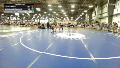 160 lbs Rr Rnd 2 - Izaac Gaines, Team Gotcha vs Nicholas Migliaccio, Vougars Wrestling