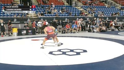 120 lbs Cons. Rd Of 16 - Colin George, Colorado vs Lazarus McEwen, Washington