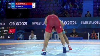 92 kg Round Of 16 - Zbigniew Baranowski, Poland vs Erhan Yaylaci, Turkey
