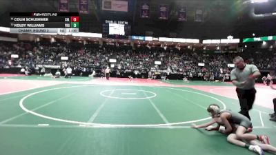 84 lbs Champ. Round 2 - Colin Schlemmer, COL1 vs Kolby Williams, PROA
