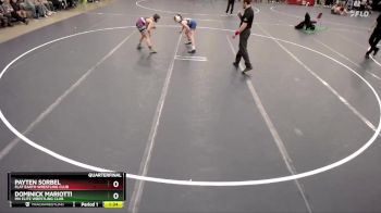 94 lbs Quarterfinal - Payten Sorbel, Flat Earth Wrestling Club vs Dominick Mariotti, MN Elite Wrestling Club