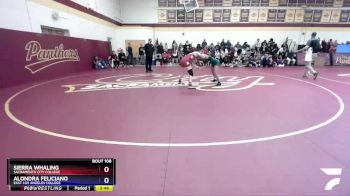 131 lbs Cons. Round 3 - Sierra Whaling, Sacramento City College vs Alondra Feliciano, East Los Angeles College