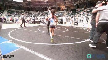 58 lbs Quarterfinal - Maci Myers, Pawhuska Elks Takedown vs Dylan Harris, HURRICANE WRESTLING ACADEMY
