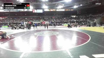 215 lbs Cons. Round 6 - Jacob Mann, Siuslaw vs Brandon Cook, Forest Grove