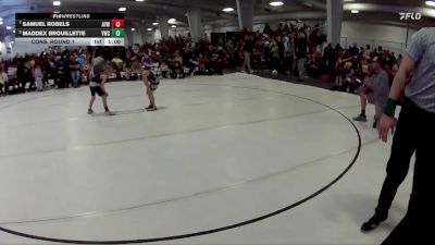 23 lbs Cons. Round 1 - Maddex Brouillette, York Wrestling Club vs Samuel Robels, Ansley-Litchfield Youth Wrestling