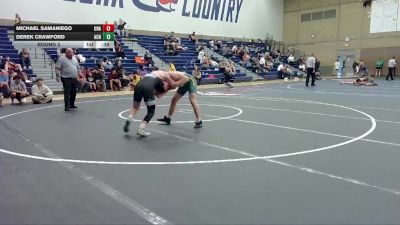 153-165 lbs Round 3 - Derek Crawford, Clackamas Wrestling Club vs Michael Samaniego, Unattached