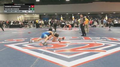 106 lbs Round Of 128 - Kannon Chambers, GA vs Julian McCrimon, MD