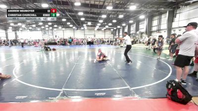90 lbs Rr Rnd 1 - Andrew Neumoyer, Kraken - MS vs Christian Churchill, RedNose Wrestling School - MS