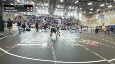 132 lbs Cons. Round 2 - Brody Haugh, Cowboy vs Trey Viens, Team Barracuda