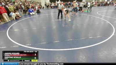 126 lbs Quarterfinal - Sabatino Sciullo, CRWC vs Jaimon Mogard, Central Iowa Wrestling Club /Team Intensity