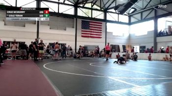 125-133 lbs Champ. Round 1 - Cole Teran, Alber Athletics vs Cruz McMurry, Gulf Coast Wrestling Club