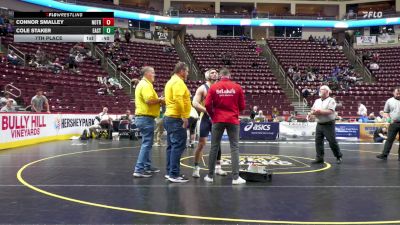 215 lbs 7th Place - Connor Smalley, Notre Dame - GP vs Cole Staker, Eastern York