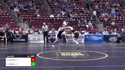 189 lbs Consi Of 8 #1 - Vitali Daniels, Bentworth vs Eion Snider, Northern Bedford