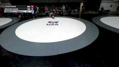 175 lbs Lucas Valdez, BAWA-Bay Area Wrestling Association vs Braxton Chung, LAWA - Los Angles Wrestling Association