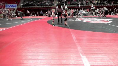 35 lbs Quarterfinal - Gilia President, Victory Grappling Club vs Chet Clay, Skiatook Youth Wrestling