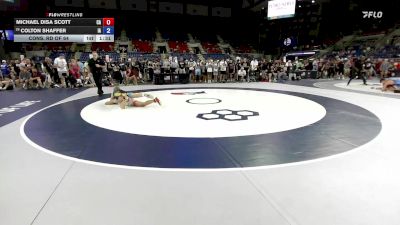 150 lbs Cons. Rd Of 64 - Michael Disa Scott, CA vs Colton Shaffer, IA