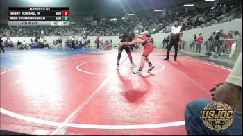 100 lbs 5th Place - Henry Romero, IV, Wolfpak Wrestling vs Remi Stumblingbear, Darko Valley Wolfpak