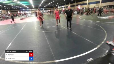 190 kg Quarterfinal - Kage Mir, Bishop Gorman vs Brock Rios, Wright Wr Ac