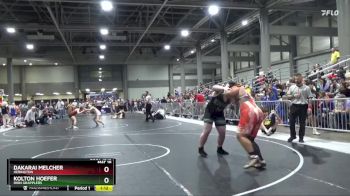 265 lbs Semifinal - Kolton Hoefer, Iron Grapplers vs Dakarai Melcher, Herington