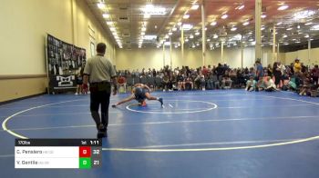 170 lbs Semifinal - CJ Pensiero, HS The Compound RTC vs Vitolli Gentile, HS Camp Reynolds