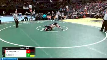 105 lbs 3rd Place Match - Mia Hargrove, Discovery Canyon vs Katelynn Czerpak, Overland