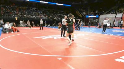 130 Class 1 lbs Quarterfinal - Maggie Price, Ste. Genevieve vs Isabella `bella` Montez, Carl Junction