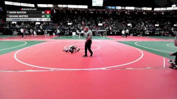 65 lbs Champ. Round 2 - Juliana Matteo, LAC3 vs Gavin Saxton, BEL3