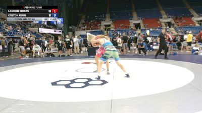 157 lbs Cons. Rd Of 64 - Landon Moses, Ohio vs Colton Klug, Wisconsin