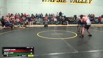 32 lbs Round 3 - Landon Kaski, Riceville vs Devin Lang, Hudson